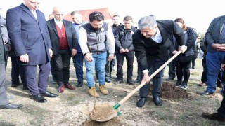 Karabükte sumak fidanları toprakla buluşturuldu