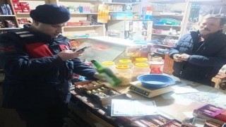 Karacasuda sahte alkol denetimi gerçekleştirildi