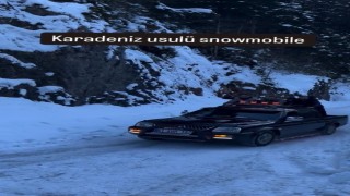 Karadeniz usulü snowmobile