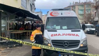 Karamanda kıraathanede rahatsızlanan şahıs öldü
