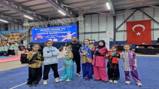 Karamanlı sporcular Wushu Kung Fu Türkiye Şampiyonasında madalyalarla döndü
