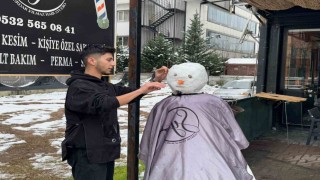 Kardan adama berber tıraşı