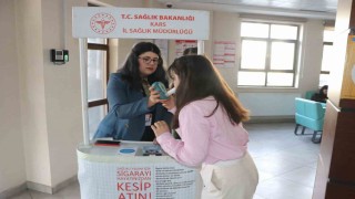 Karsta sigarayı bırakma günü etkinliği