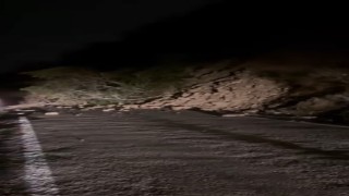 Kastamonuda heyelanın kapattığı yol yeniden ulaşıma açıldı