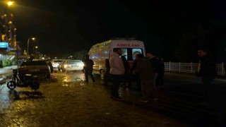 Kastamonuda motosiklet yayaya çarptı: 2 yaralı