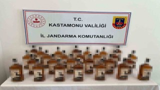 Kastamonuda sahte içki operasyonunda 1 şüpheli gözaltına alındı