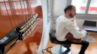 Kayak pistinde müzik ve sporu buluşturdu
