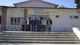 Kaymakam Ateş meslek lisesi öğrenci ve öğretmenleri ile buluştu