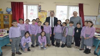 Kaymakam Ateş, sağlık evi ve okulda incelemelerde bulundu