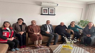 Kaymakam Dalaktan Şehit ailesi ve Kıbrıs Gazisine ziyaret