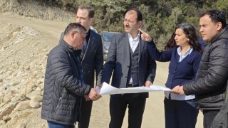 Kaymakam Dolu, Kadirli Savrun Baraj İnşaatında İncelemelerde Bulundu