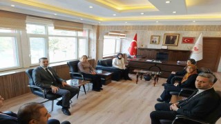 Kaymakam Kılıç cezaevi müdürüyle bir araya geldi