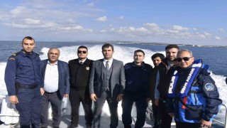 Kaymakam Kuruca, göçmen kaçakçılığına karşı denetim seyri gerçekleştirdi