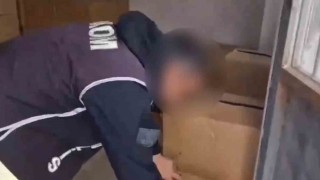 Kayseride 209 bin 400 dal doldurulmuş makaron ele geçirildi