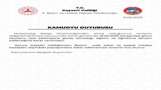 Kayseride eğitime kar tatili yok