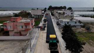 Kazanlıda yol çalışmaları başladı