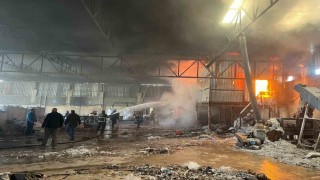 Kırıkhanda Hurdacılar Sitesinde yangın