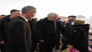 Kırıkkale Valisi Makas, Çerikli beldesinde esnaf ve vatandaşlarla buluştu