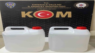 Kırıkkalede kaçak alkol operasyonu: 1 gözaltı
