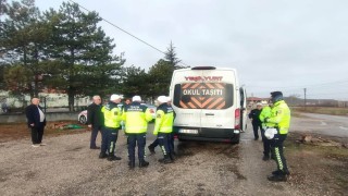 Kırıkkalede öğrenci servislerine denetim