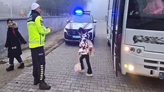Kırklarelinde okul servisleri denetlendi