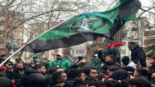 Amed Maçı Öncesi Kocaelispor Taraftarlarından Coşkulu Etkinlik