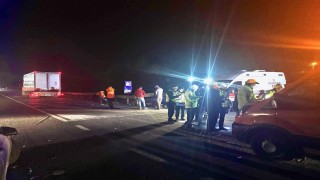 Konyada ilçe belediye başkanı kaza yaptı: 1 yaralı