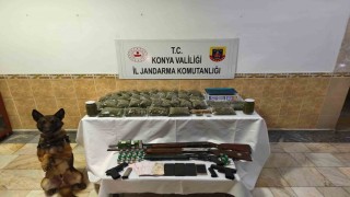 Konyada jandarmadan uyuşturucu operasyonu