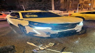 Konyada otomobiller çarpıştı: 1 yaralı