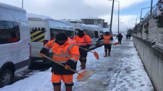 Körfezde yollara 2 bin 750 ton tuz döküldü