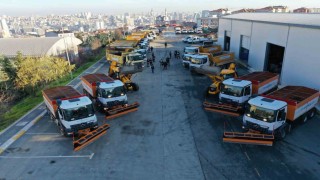 Küçükçekmecede kış seferberliği:1230 personel sahada