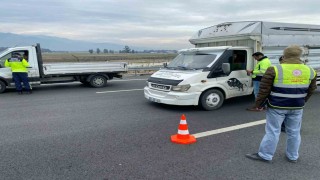 Kuşadasında canlı hayvan taşıyan araçlar denetlendi
