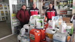 Kütahyada gübre bayilerinde kontrol ve denetim