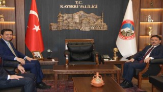 Mahmut Arıkandan Vali Çiçek ve Kayserispora ziyaret