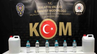 Malatya’da Kaçak Tütün ve Sahte Alkol Ele Geçirildi