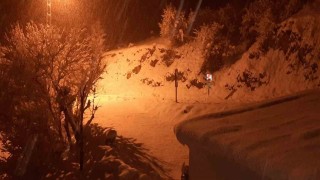 Malatyada kırsal bölgeler kar altında