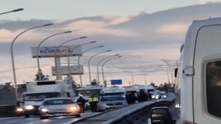 Malatyada viyadükte zincirleme kaza: 1 yaralı