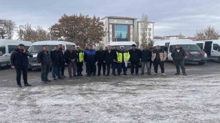 Malazgirtte servis araçlarına sıkı denetim