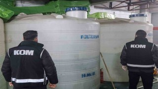 Manisada binlerce litre kaçak alkol ele geçirildi