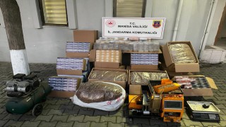 Manisada jandarmadan kaçakçılık operasyonu