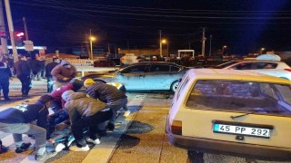 Manisada zincirleme kaza: 1 yaralı