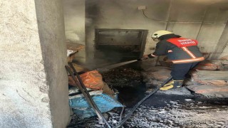 Mardinde bir apartmanın kazan dairesine çıkan yangın söndürüldü