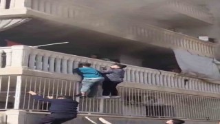 Mardinde ev yangını: 3 kişi tahliye edildi