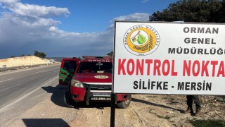 Mersinde ormanların güvenliğini sağlamak için önleme araması yapıldı