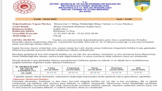 Meteorolojiden don ve buzlanma uyarısı