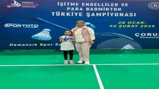 Minik Zeynep Türkiye 2ncisi oldu