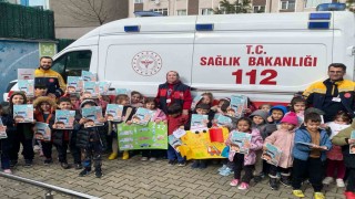 Miniklerde 112 Acil farkındalığı oluşuyor