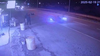 Motosiklet yarışı kazayla sonuçlandı... Metrelerce böyle sürüklendi