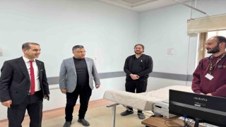 Müdür Şirik, Kahta Devlet Hastanesinde incelemelerde bulundu