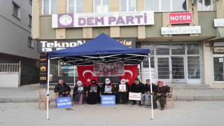 Muşta ailelerin evlat nöbeti devam ediyor